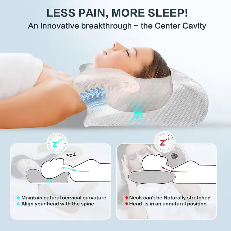 Ergonomic Memory Foam Sleep Pillow™