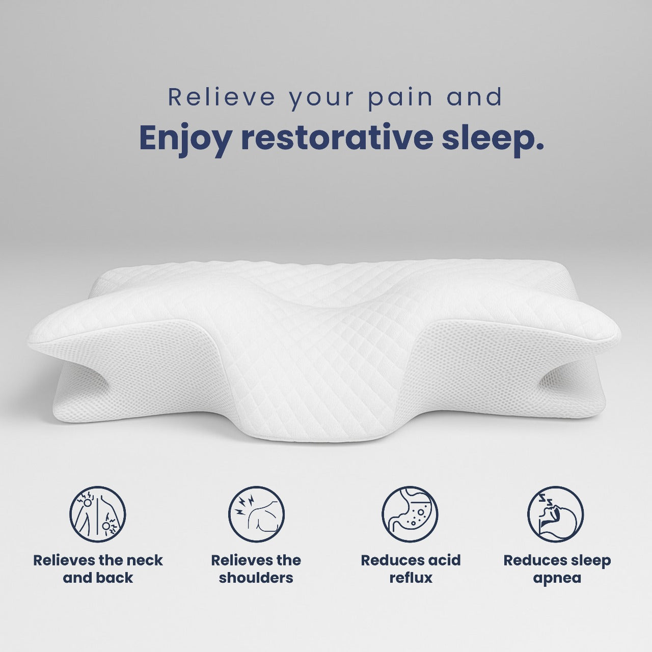 Ergonomic Memory Foam Sleep Pillow™